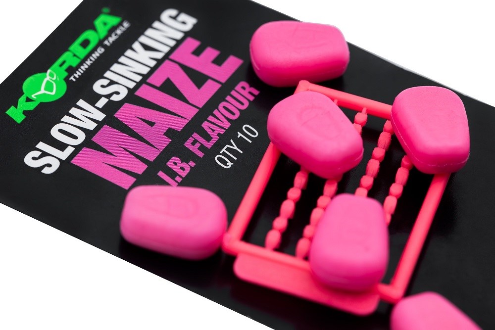 Korda Gumová Nástraha Slow Sinking Maize IB Pink (1)